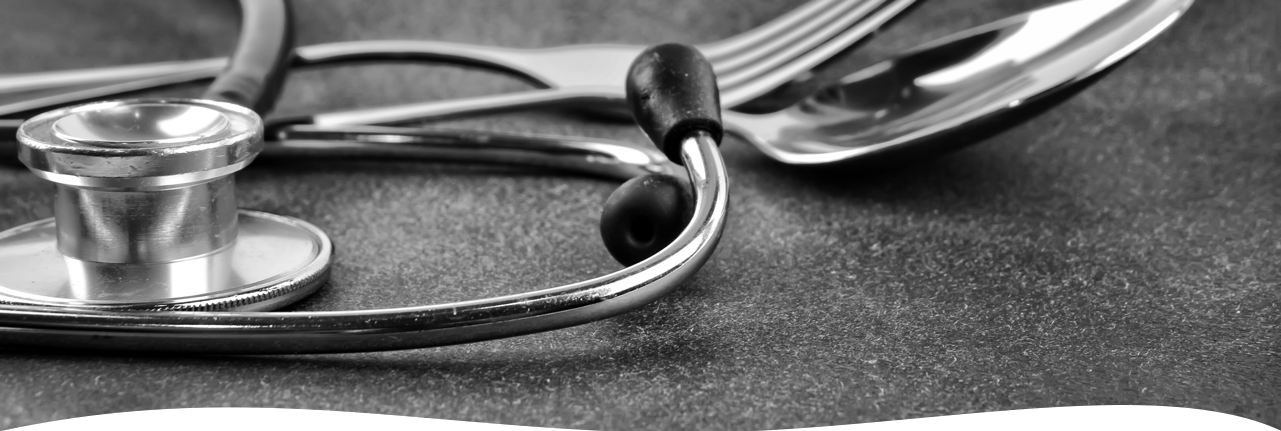 Cuillère et stéthoscope — Médecine culinaire